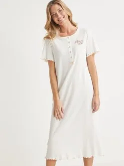 Lingerelle Chemise De Nuit Longue, Interlock