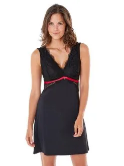 POMM'POIRE Nuisette Absolu, Dentelle Et Microfibre