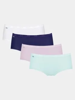 Sloggi Culotte Midi Lot De 3 + 1 Gratuite