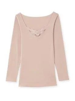 Lingerelle Chemises Manches Longues Coton Bio 2 + 1 -Ventes de soutien-gorge sans fil g 2004392 0023 3