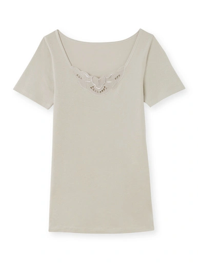 Lingerelle Chemises Manches Courtes Coton Bio 2 + 1 7 Lingerelle Chemises Manches Courtes Coton Bio 2 + 1 – Image 5