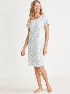 Balsamik Lot 2 Chemises De Nuit Manches Courtes -Ventes de soutien-gorge sans fil g 2006164 0001 4