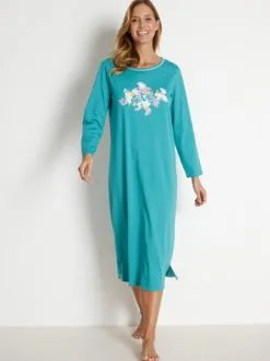 Balsamik Lot 2 Chemises De Nuit Manches Longues -Ventes de soutien-gorge sans fil g 2006167 0006 2