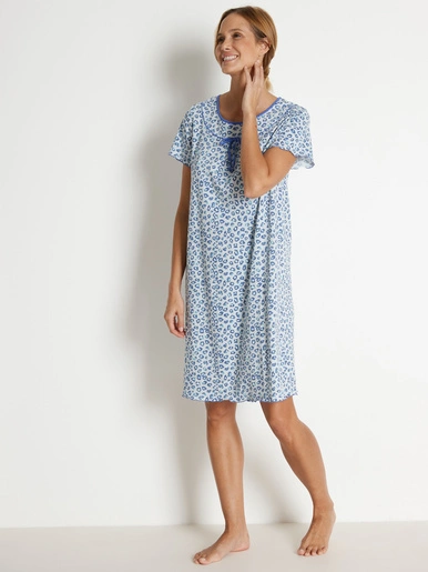 Balsamik Chemise De Nuit Courte Manches Courtes 3 Balsamik Chemise De Nuit Courte Manches Courtes