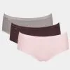 Sloggi Lot De 3 Culottes Midi Basic + -Ventes de soutien-gorge sans fil g 2007998 0017 1
