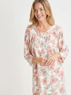 Lingerelle Chemise De Nuit Manches 3/4 -Ventes de soutien-gorge sans fil g 2008509 0014 3