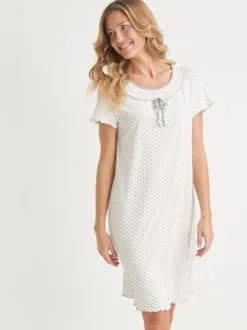 Balsamik Chemise De Nuit Manches Courtes