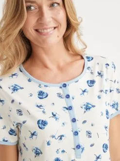 Balsamik Chemise De Nuit En Maille Pur Coton 9 Balsamik Chemise De Nuit En Maille Pur Coton -Ventes de soutien-gorge sans fil g 2008523 0001 4