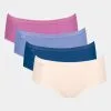 Sloggi Lot De 3 Culottes Midi + 1 Gratuite -Ventes de soutien-gorge sans fil g 2009011 0001 1