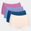 Sloggi Lot De 3 Culottes Maxi + 1 Gratuite -Ventes de soutien-gorge sans fil g 2009012 0001 1