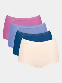 Sloggi Lot De 3 Culottes Maxi + 1 Gratuite