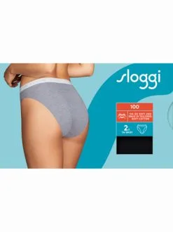 Sloggi Lot De 2 Slips échancrés 24/7 100 Tai -Ventes de soutien-gorge sans fil g 2009130 0026 3